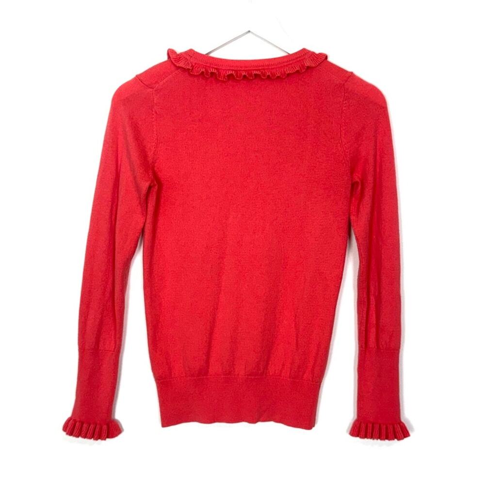 Boden Ruffle Wool Sweater - Picture 5 of 6